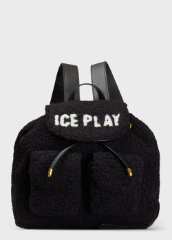 Рюкзак из экомеха Iceberg Ice Play черного цвета, фото